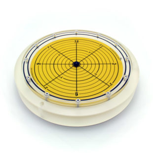 5886/2 – Subsea bullseye level (ball inclinometer), Ø300, range ±2°