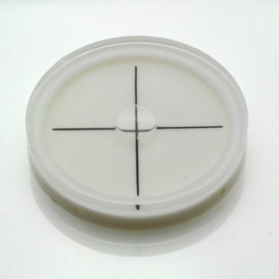 AV60 – Plastic circular vial, Ø60x12mm, cross lines