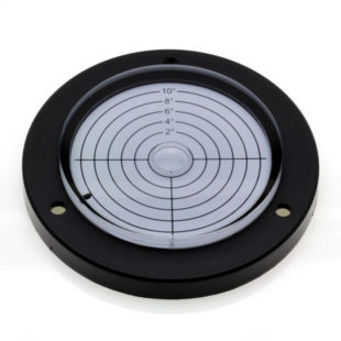 AVF100/10 – Plastic circular level, Ø100mm, range ±10°