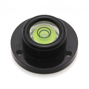 AVF26G – Plastic circular level, Ø26mm, green liquid