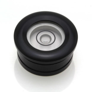 CF20GB – Flush Mount Circular Level, Ø20mm, glass vial, black