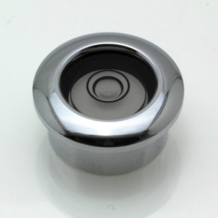 CF22 – Flush Mount Circular Level, Ø22mm, Chrome finish