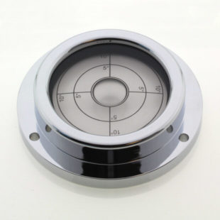CG70/10DEG – Circular level 70mm dia. with 0-5-10° vial, Chrome finish