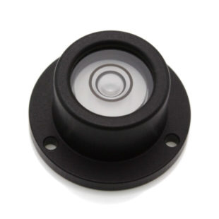 CP20B – Circular level, Ø20mm, black finish, plastic vial