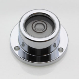 CP20 – Circular level, Ø20mm, Nickel finish, plastic vial