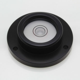 CP50B – Circular level, Ø50mm, Black anodised finish , plastic vial