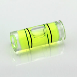 CY25 - Röhrenlibelle aus Kunststoff, 25 x 10 mm, GrünFlüssigkeit