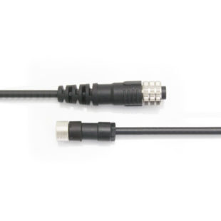 EL-CAB-M12X4FS-M8X4FS-0.5 – Cable, 0.5m, TPU, M12-F, 4Pin straight to M8-F 4Pin straight