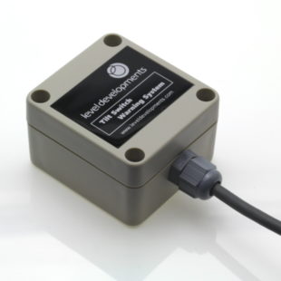 ELS-DR-2-0.5-1 – Single axis dual relay tilt switch, adjustable range ±0.2° to ±1.7°,  0.5Hz Filter.