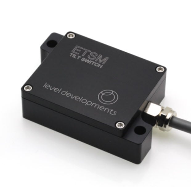 ETSM-10-25-D - Dual axis tilt switch, adjustable range ±10° to ±25°
