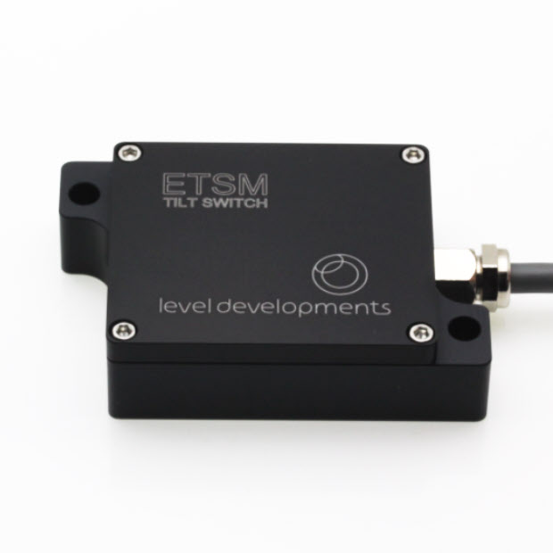 ETSM-1-4-D – Dual axis tilt switch, adjustable range ±1° to ±4°