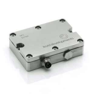 HPS-10-2-232 – Precision inclinometer, single axis, ±10°, RS232 output, with temperature compensation