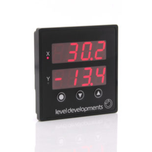 PDTS – Low cost dual axis panel mount inclinometer display and tilt switch.