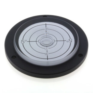 PVF80/5 – Plastic circular level, 80mm diameter, range ±5°